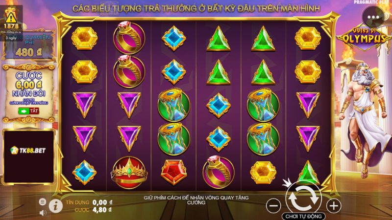 Cách chơi game slot trực tuyến Tk88 cực hay