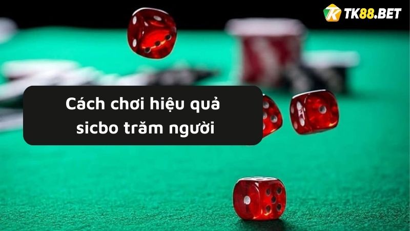 Cách chơi Sicbo trăm người hiệu quả